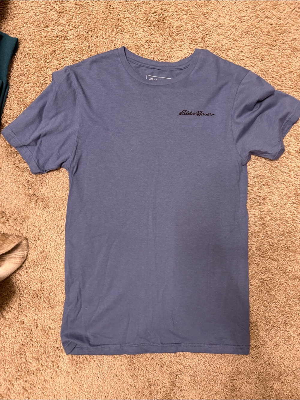 Eddie Bauer Slate Blue Short Sleeve Crew Tee